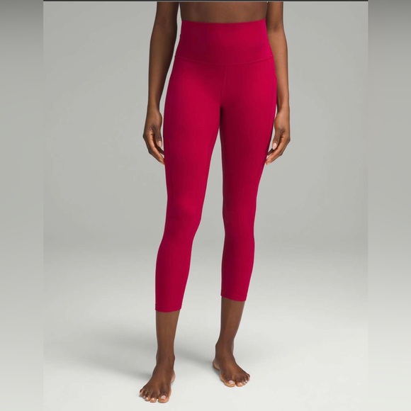 Lululemon Align High-Rise Leggings in Ruby Red - Picture 2 of 8